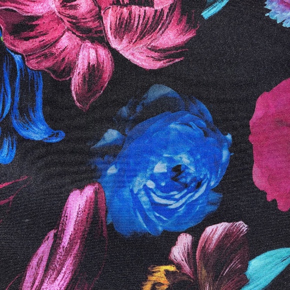 TED BAKER London Dabah Pencil skirt women size 2 US Small 4-6 Dark Floral Print - Picture 11 of 16